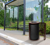AT THE BUS STOP