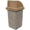 30 Gallon Concrete Push Door Top Outdoor Waste Container TF1015 E23-4