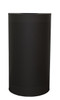 12 Gal. The Celestial CLHR12-BK Mesh Half Round Trash Can Black