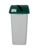 32 Gallon XL Simple Sort Recycling Bin Green Lid