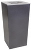34 Gallon Hammered Charcoal Metro Collection XL Trash Can RC-MTR-34-TR-HCCL