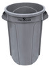 10, 20, 32, 44 and 55 Gallon Crusader Round Plastic Trash Can CTC (5 Colors, 5 Sizes)