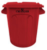 Red with Lid