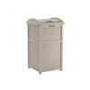 Outdoor Trash Receptacle Light Taupe