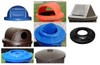 Dome Top & Flat Top Trash Can Lids for Kolor Can & 55 Gallon Drums (11 Styles, 13 Colors)