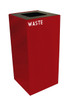 32 Gallon Metal Geocube 32GC0 Recycling Bin Receptacle for Waste