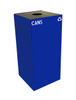 32 Gallon Metal Geocube 32GC0 Recycling Bin Receptacle for Cans