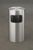 New Yorker 10 Gallon C1566SA Flat Top Trash Can w/Plastic Liner