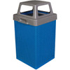 38 Gallon Metal Armor Outdoor Waste Container MF3053 