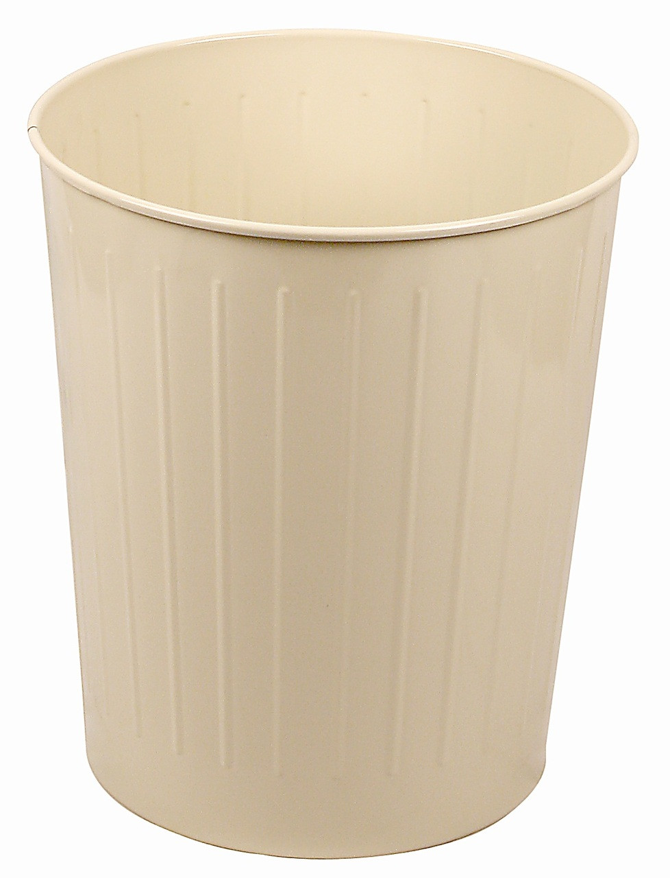 50 Quart Witt Industries Round Metal Wastebasket Case of 3