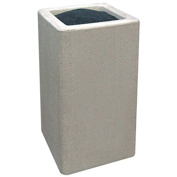 Concrete Ash Urn Outdoor Ashtray Smokers Receptacle TF2040