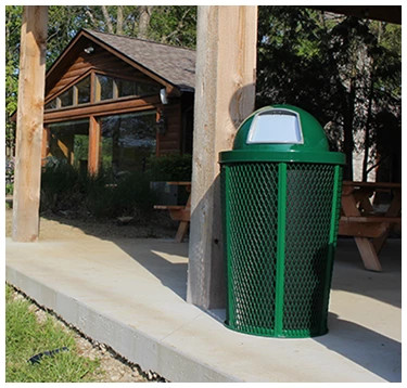 48 Gal. Witt EXP52 Metal Mesh Street Park Trash Bin 5 Colors