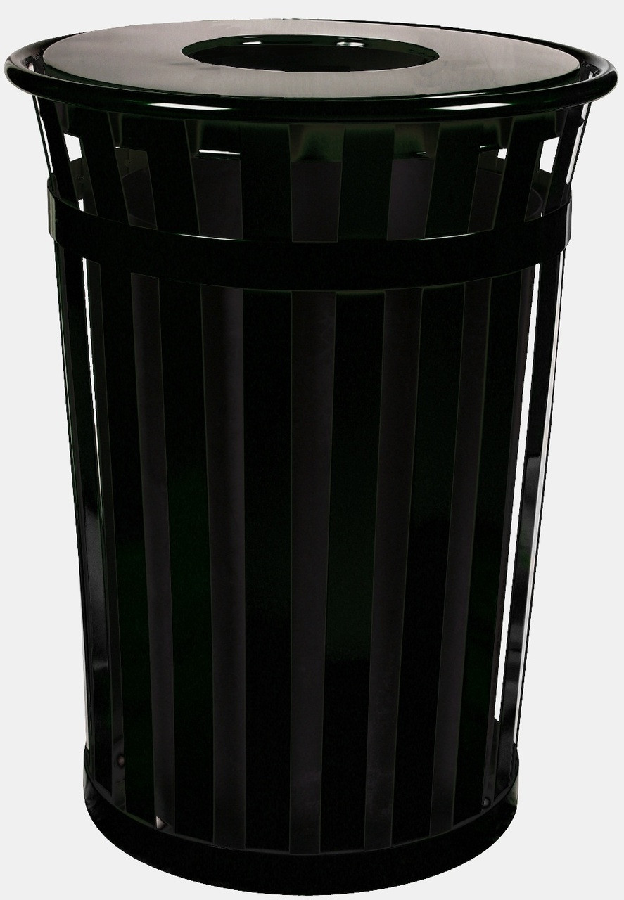 36 Gal. Oakley M3601-FT Outdoor Shopping Center Waste Can