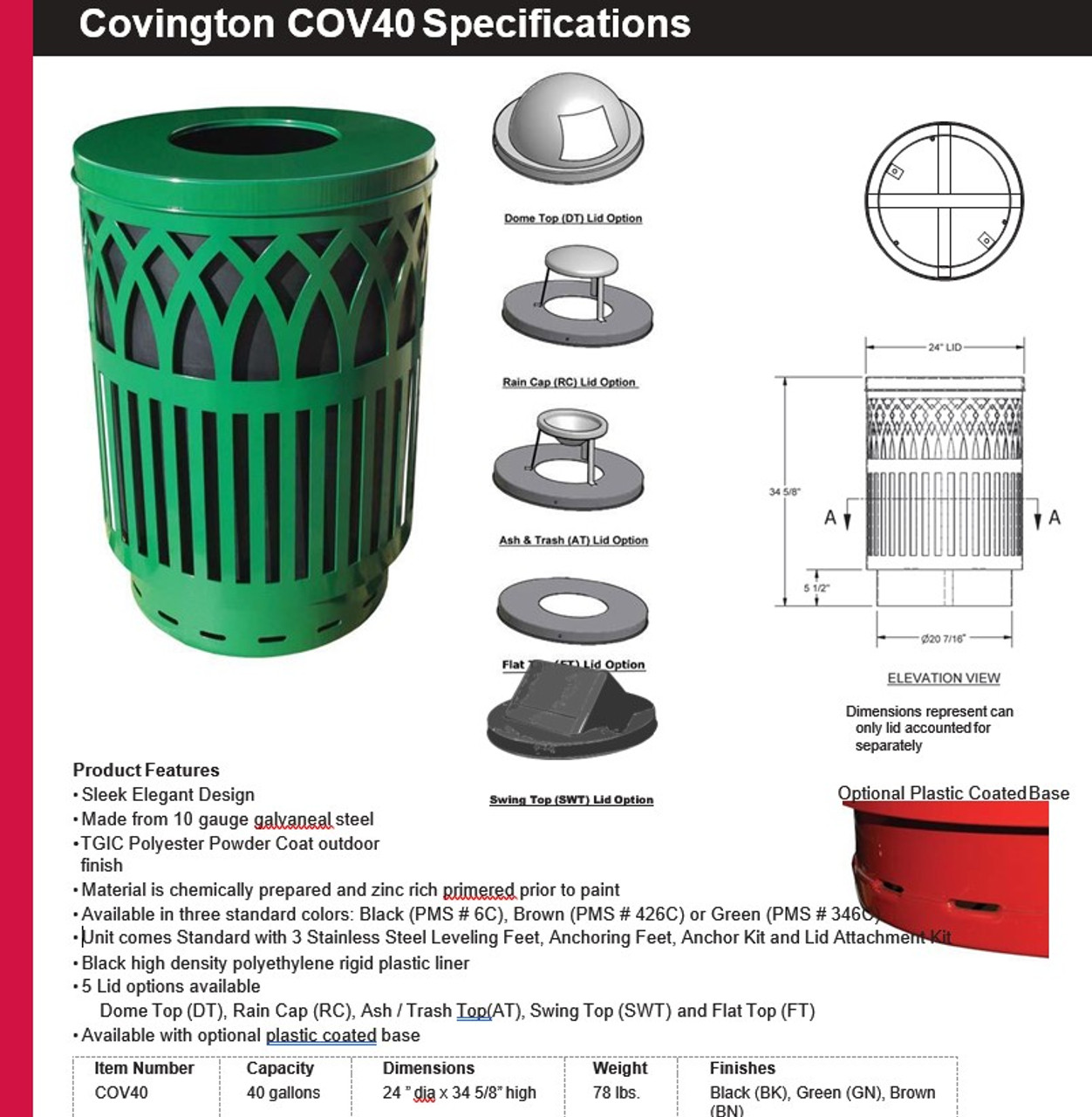 SPEC SHEET