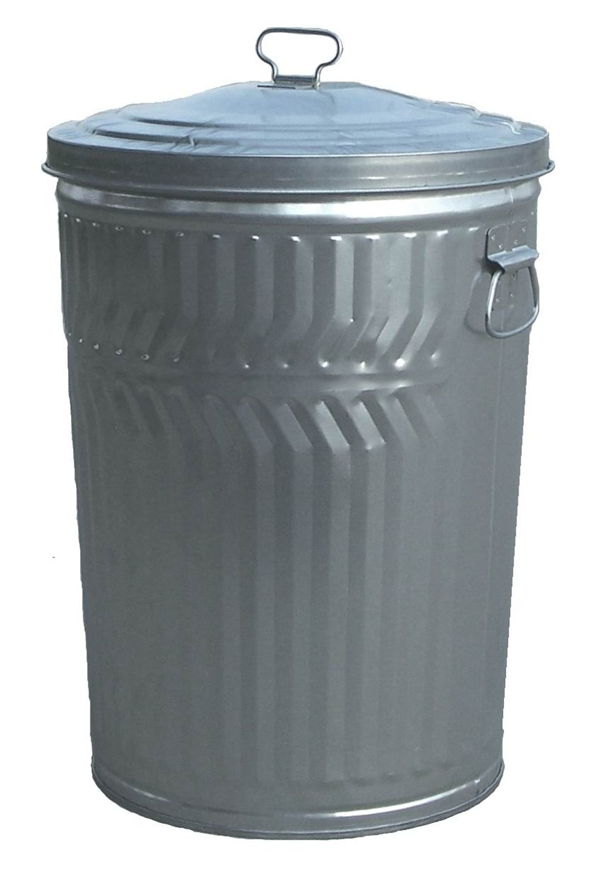20 Gallon Light Duty Galvanized Trash Can with Lid WCD20CL