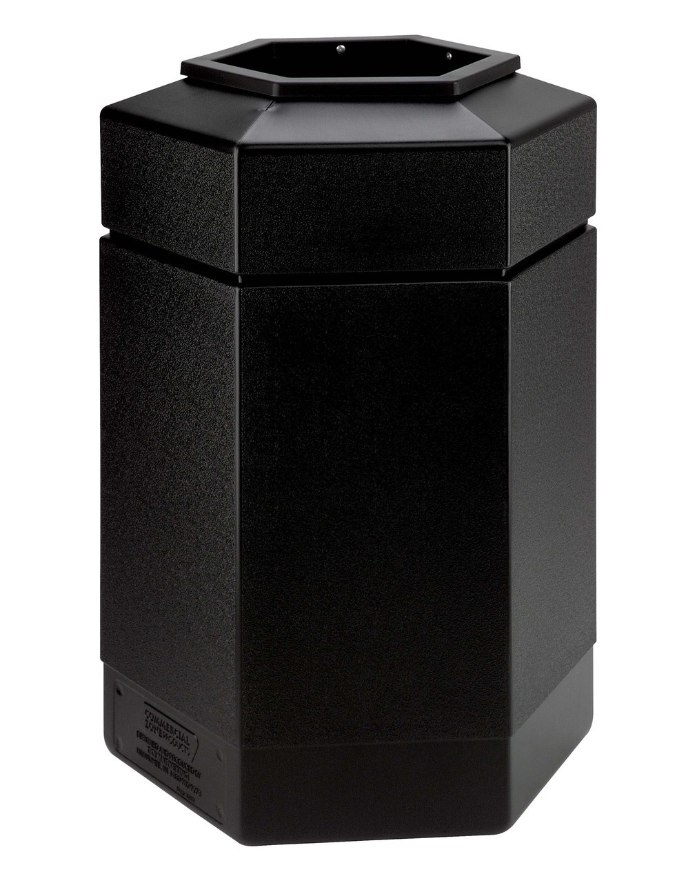 30 Gal. Indoor Outdoor Hexagon Plastic Garbage Can 737101 (3 Colors)