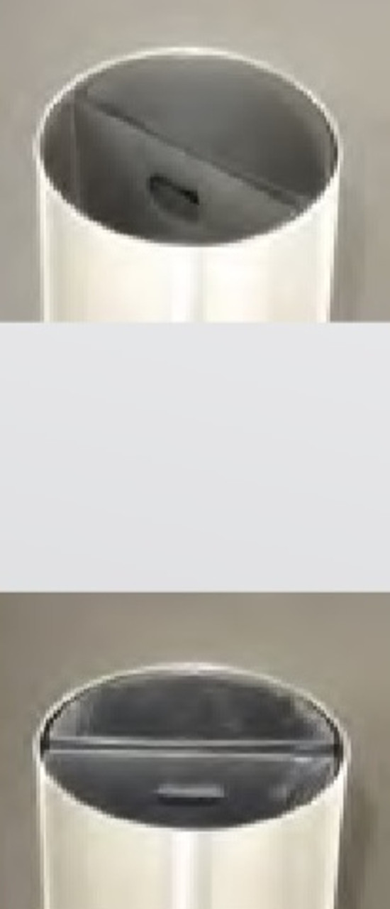 Includes 2 plastic half round liners, Dia. 18” x 28” H each, Can be used with or without Trash Bags