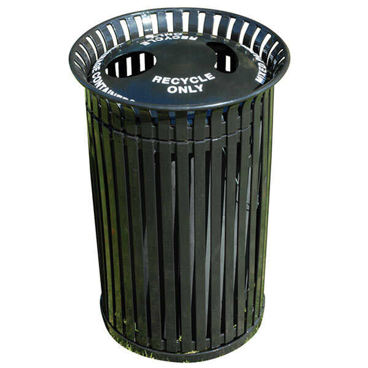 32 Gallon Top Entry Outdoor Recycling Lid Waste Receptacle MF3226