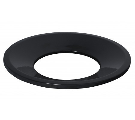 Funnel Lid Textured Black Trash Can Lid