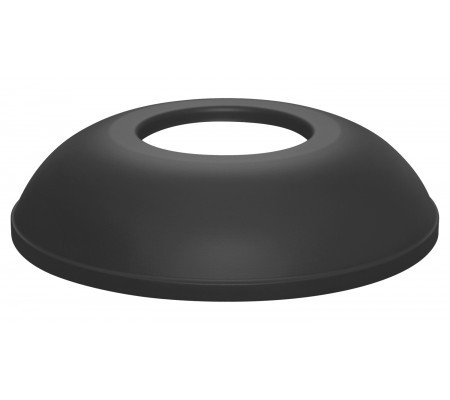 Black Textured Trash Can Lid