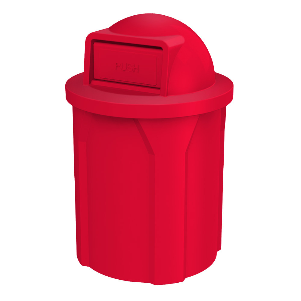 42 Gal. Kolor Can Push Door School Trash Receptacle S7101A-00