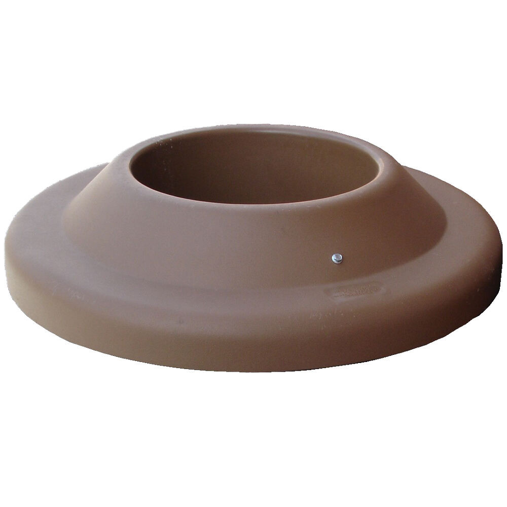 23.5 Inch Plastic Pitch In Lid TF1450 for TF Round Trash Cans (Brown)