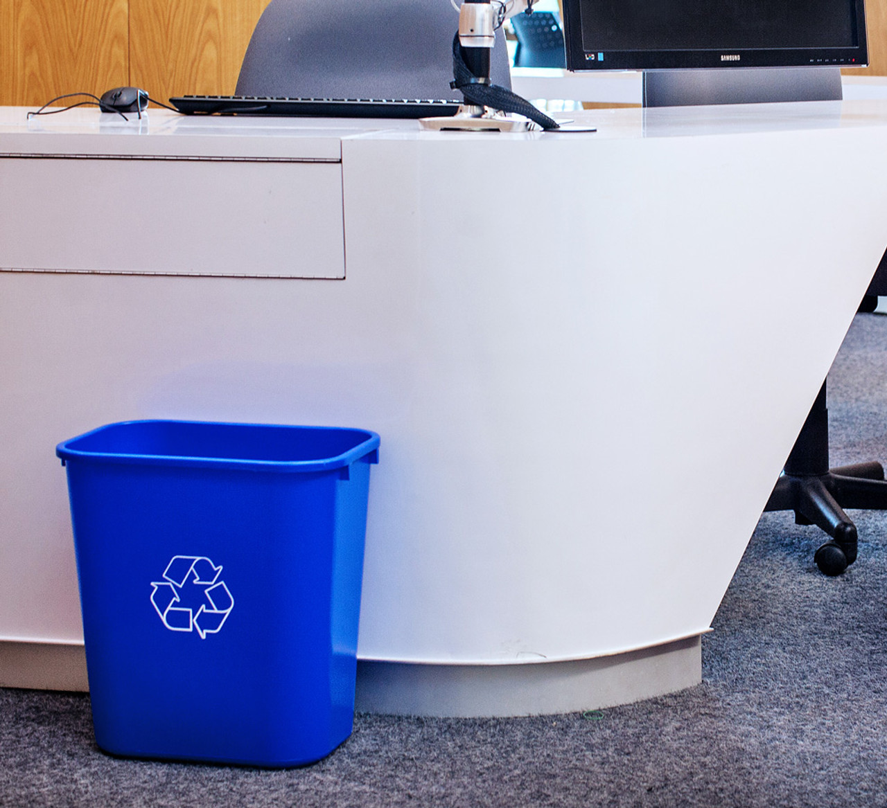 Recycling Office Wastebasket Desk Side