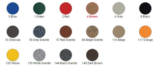 53 Gal. Custom Logo Concrete Square Outdoor Trash Can CLTF1040