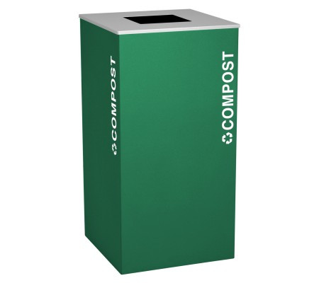 36 Gal. Compost Container Food Waste Can RC-KD36-T-CMPST