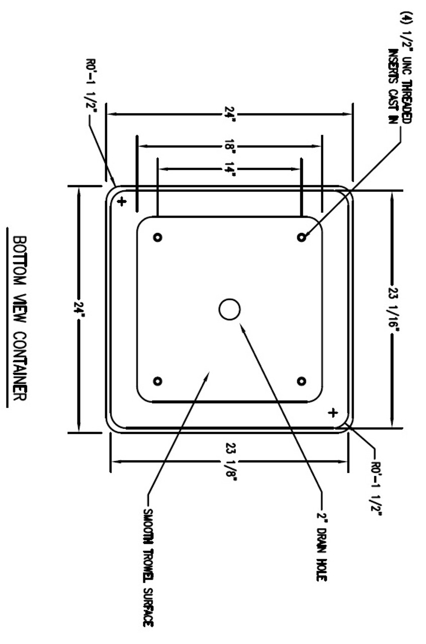 53 Gallon Container Dimensions