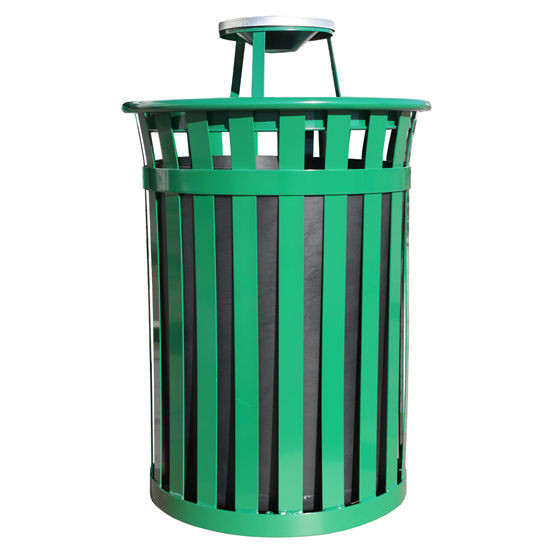50 Gal. Oakley M5001FT Outdoor Shopping Center Trash Can