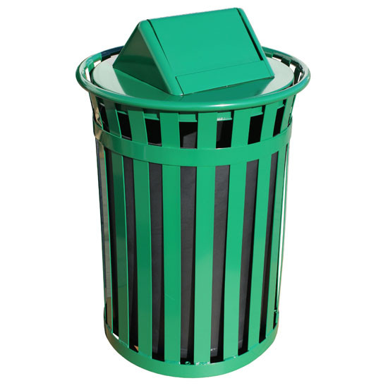 50 Gal. Oakley M5001FT Outdoor Shopping Center Trash Can