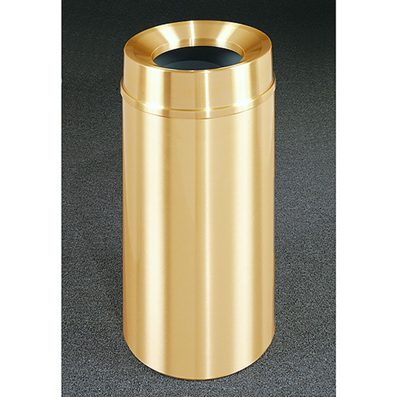 Brass Funnel Top Trash Can 4 Sizes