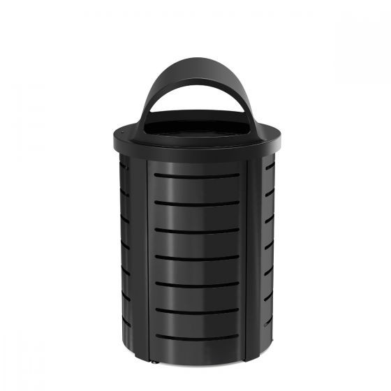 35 Gallon Thermoplastic Metal Trash Can MTCRND3501