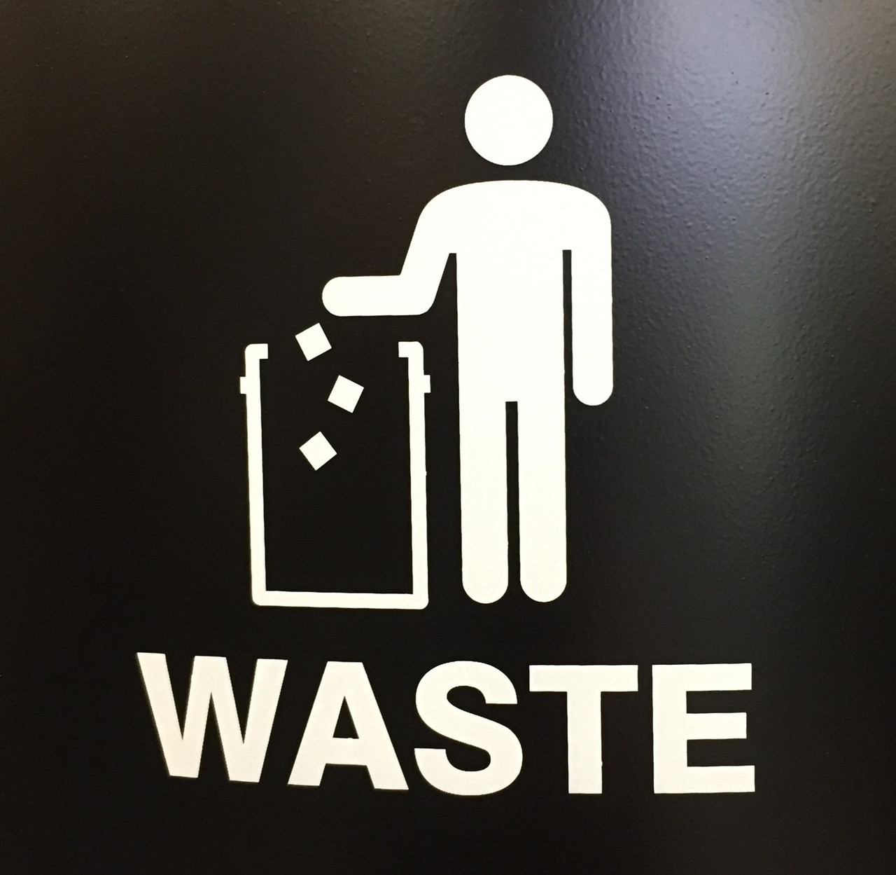Tidy Man Waste Decal