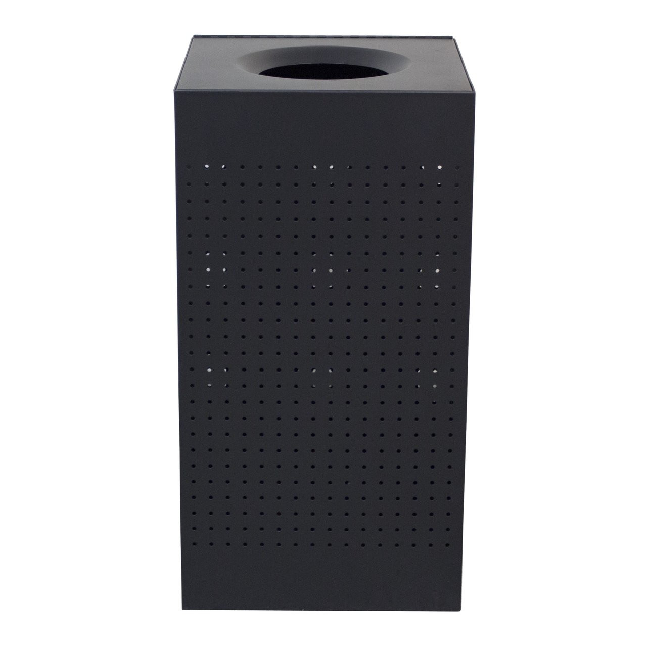 25 Gal. The Celestial CL25-BK Metal Indoor Trash Can Black
