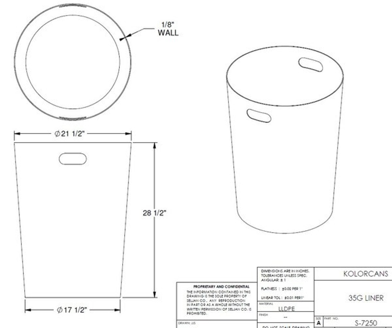 Liner Spec Sheet