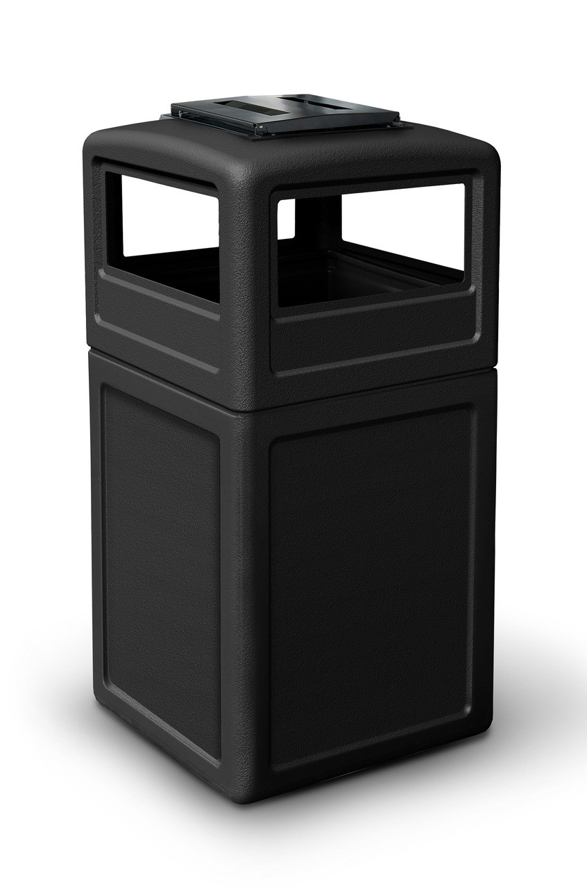 42 Gallon Square Garbage Can Dome Lid and Ashtray 73300199