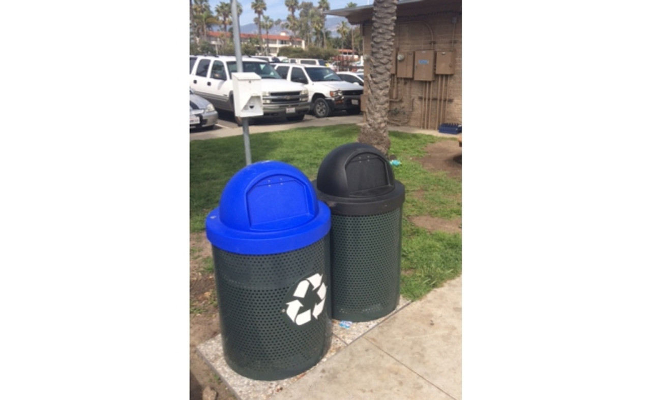 MF3083 Trash Can with MF3084 Recycler