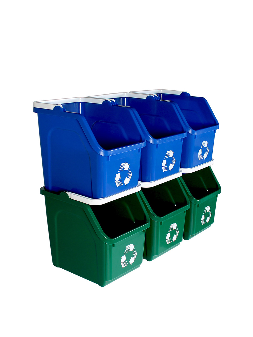 Stackable Multi Recycler 20 Pack 101383 (Blue, Green)