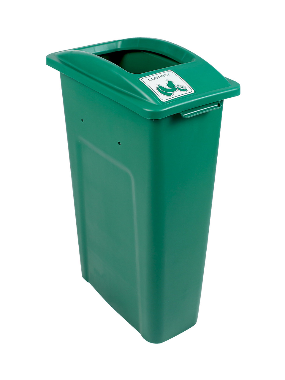 23 Gallon Green Skinny Simple Sort Compost Bin (Compost, Open Top)