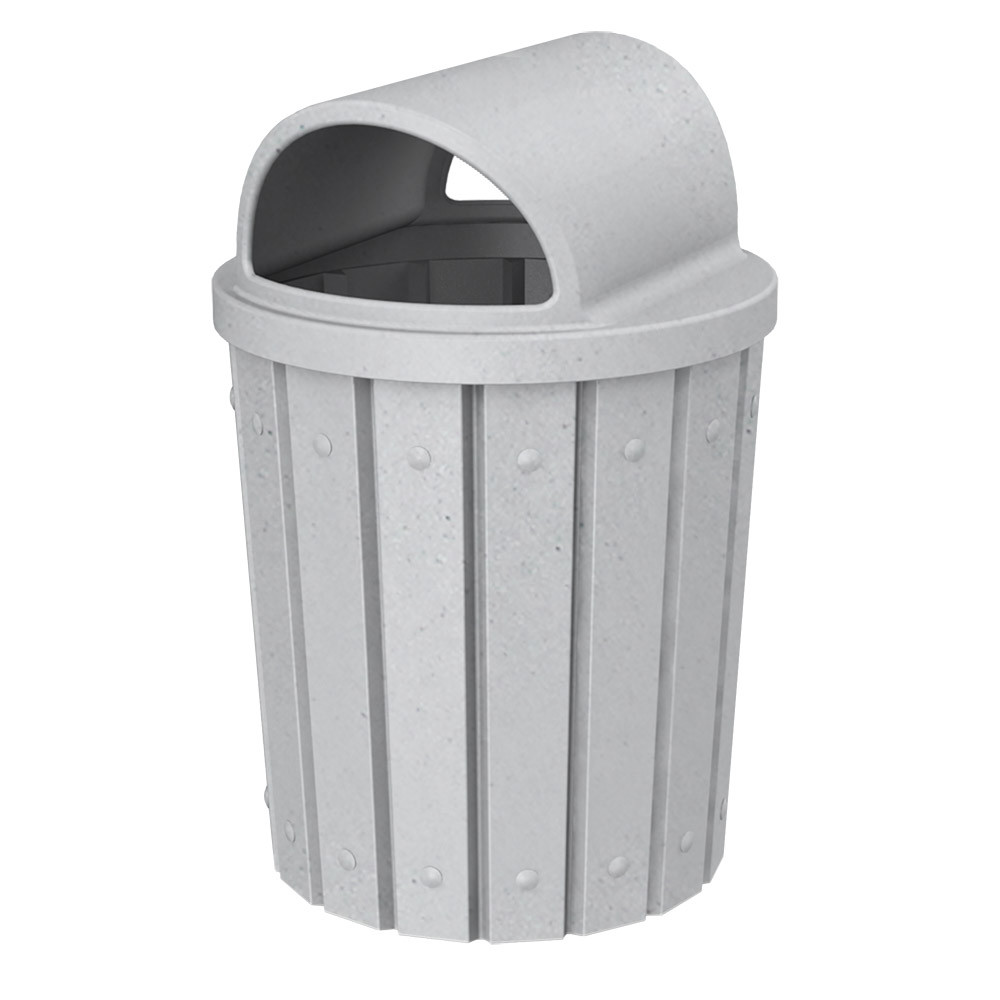 42 Gal. Kolor Can Heavy Duty Hood Top School Trash Can S8283A-00