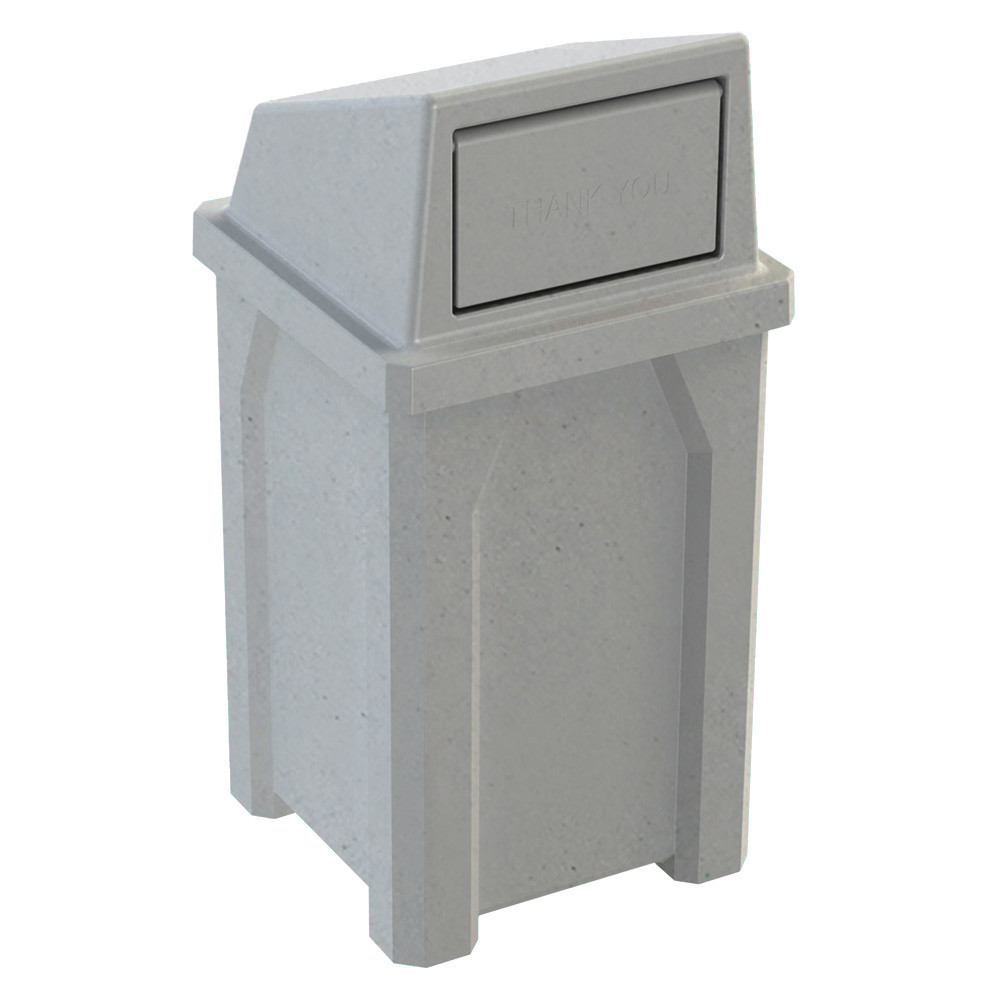 32 Gal. Kolor Can Push Door Trash Can S7801A-00