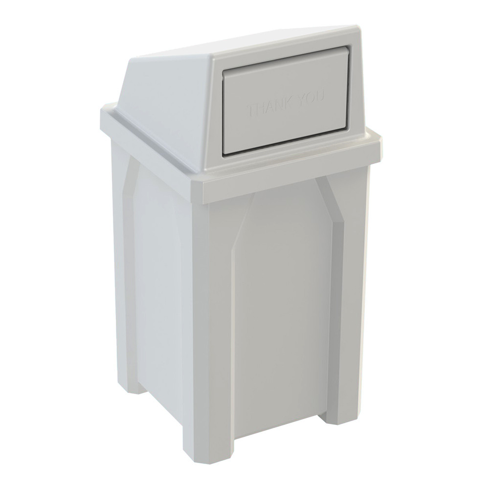 32 Gal. Kolor Can Push Door Trash Can S7801A-00