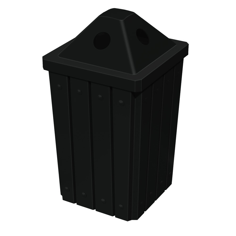 32 Gal. Kolor Can Heavy Duty Pyramid Lid Recycle Bin S8297A-00