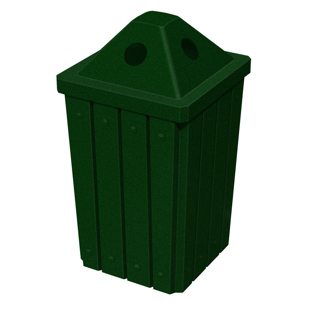 32 Gal. Kolor Can Heavy Duty Pyramid Lid Recycle Bin S8297A-00