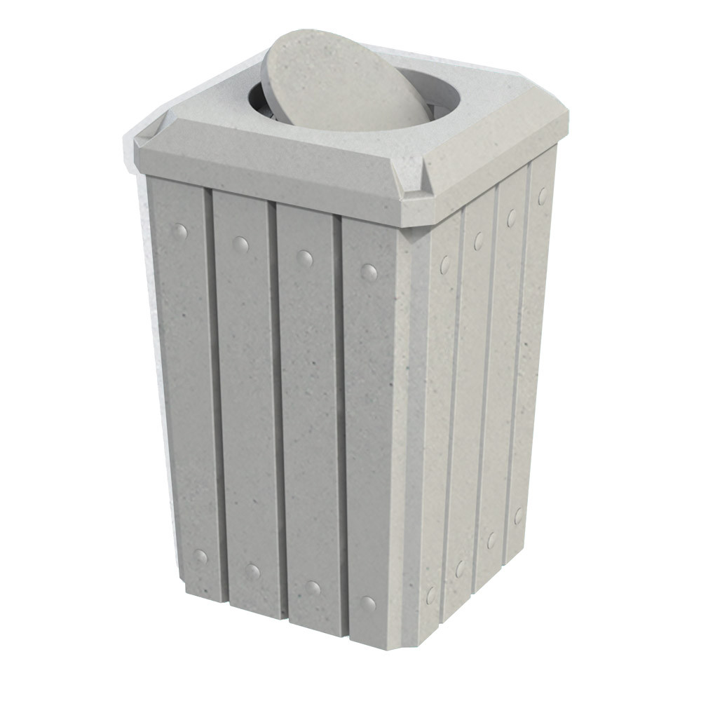 32 Gal. Kolor Can Heavy Duty Bug Barrier Trash Bin S8292A-04