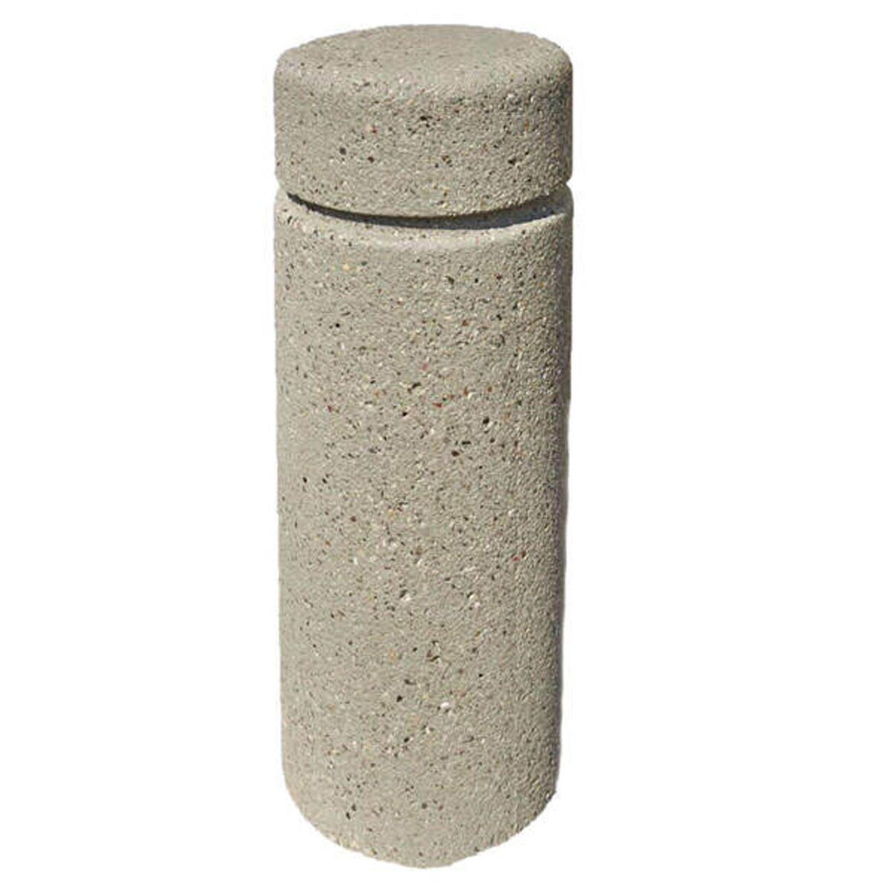 Concrete Bollard Safety Barrier 12 x 30 Weatherstone Gray TF6010QS