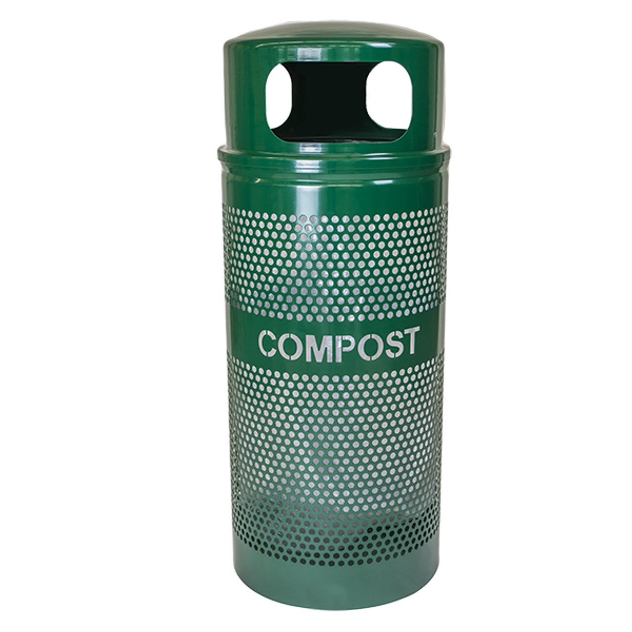 34 Gallon Mesh Compost Can with Dome Top WR-34R DM COMPOST HGR with Anchor Kit
