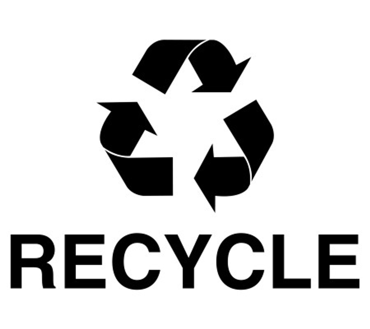 Recycle with Logo Black